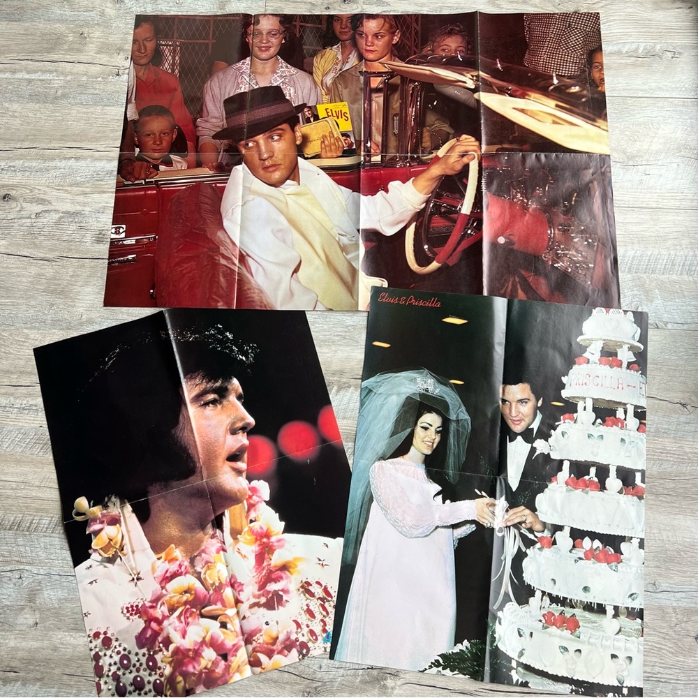 Vintage Elvis Presley Original Posters Double Sided